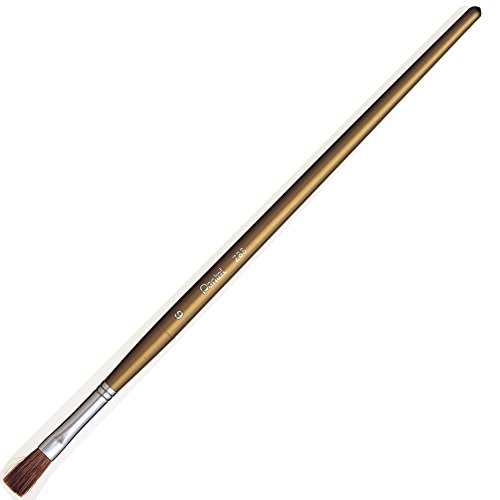 （まとめ買い）ぺんてる 高級画筆[馬毛] 平筆 6号 ZBS2-6 00806790 〔10本セット〕【北海道・沖縄・離島配送不可】