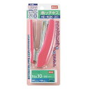 (まとめ買い)マックス ホッチキス HD-10DK 桃 HD-10DK ピンク 00771701 〔5台セット〕【北海道・沖縄・離島配送不可】