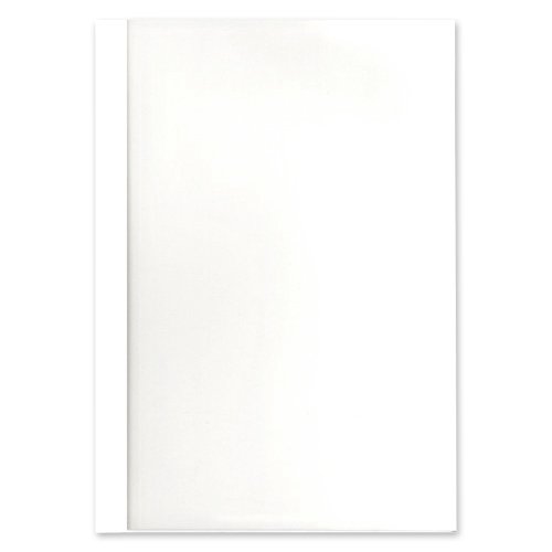 (まとめ買い)コマース とじ太くん専用カバーA4縦クリア36mm 4110012 ホワイト 00705326 〔×3〕【北海道・沖縄・離島配送不可】