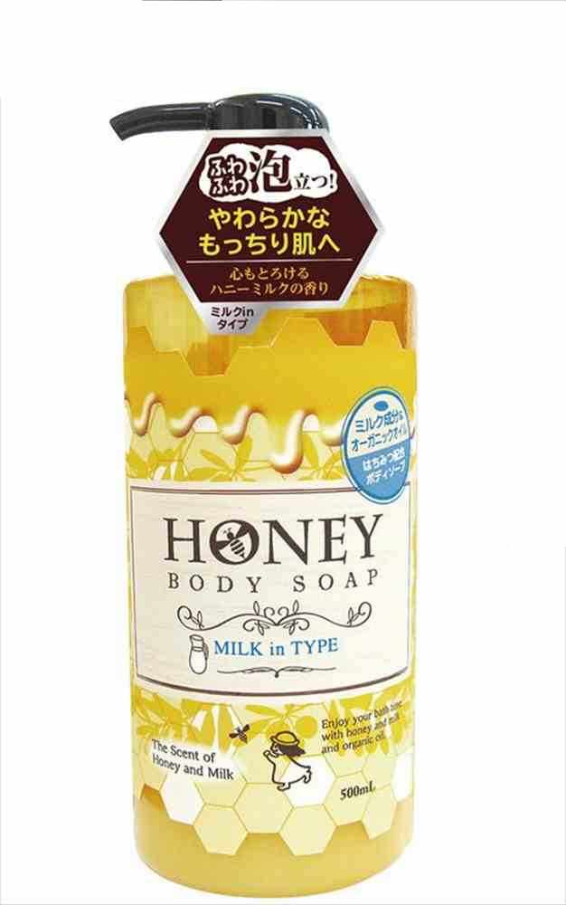 【送料無料】ハニーボディソープ ハニーミルクの香り 500ml 〔まとめ買い120個セット〕
