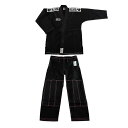 【送料無料】SUPERNOVA JIU-JITSU WEAR スーパノヴァ コンペティションキモノ M1 黒 上下セット JU3-M1-BK【代引不可】