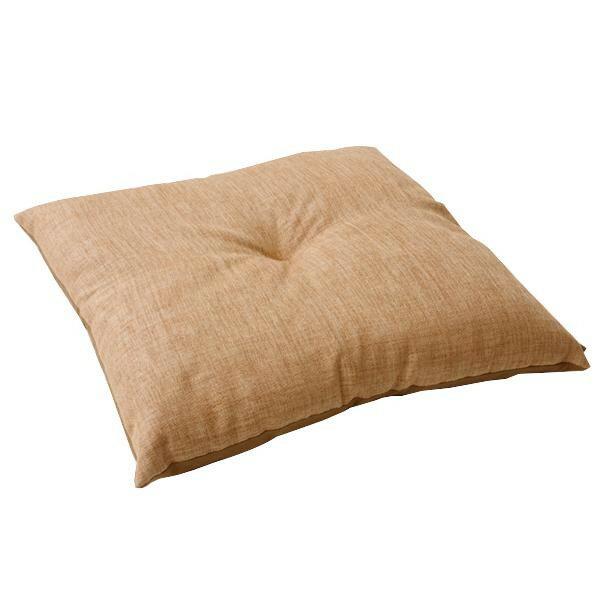 フロアクッション 『モカ』 ブラウン 約53×53cm 9296739 【代引不可】【北海道・沖縄・離島配送不可】