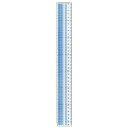 (まとめ買い)レイメイ藤井 見やすい方眼定規 36cm AJH408 〔5本セット〕【北海道・沖縄・離島配送不可】