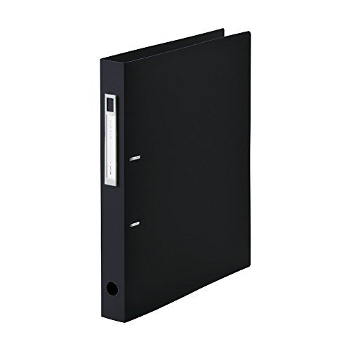 A4 Size - （まとめ買い）リヒトラブ D型リングファイル ツイストリング noie-style A4 2穴 ブラック F-7684-24 〔5冊セット〕【北海道・沖縄・離島配送不可】