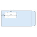 ヒサゴ 窓つき封筒 長形3号 アクア 100枚入 MF41【北海道・沖縄・離島配送不可】