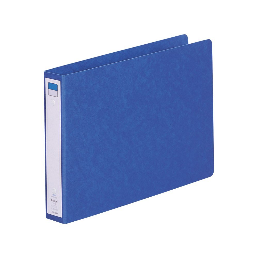 （まとめ買い）リヒトラブ リングファイル ツイストリング B5E 藍 F-832UN-5 〔5冊セット〕【北海道・沖縄・離島配送不可】
