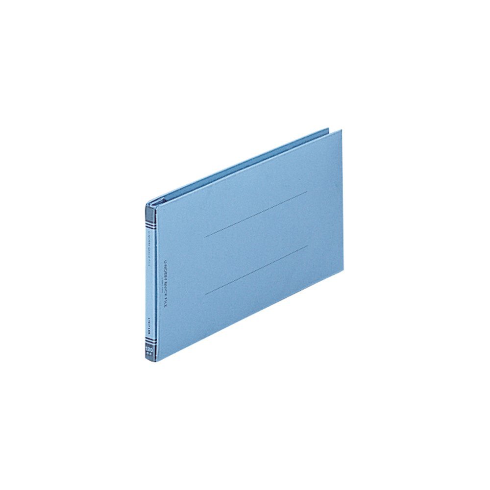 【メール便発送】リヒトラブ ユーノビクイックファイル 5×11E 2穴 青 F-580-9【代引不可】