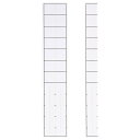 (まとめ買い)リヒトラブ 見出し紙(ロングタイプ)無地タイプ 1袋=100枚入 HK2101 〔×3〕【北海道・沖縄・離島配送不可】