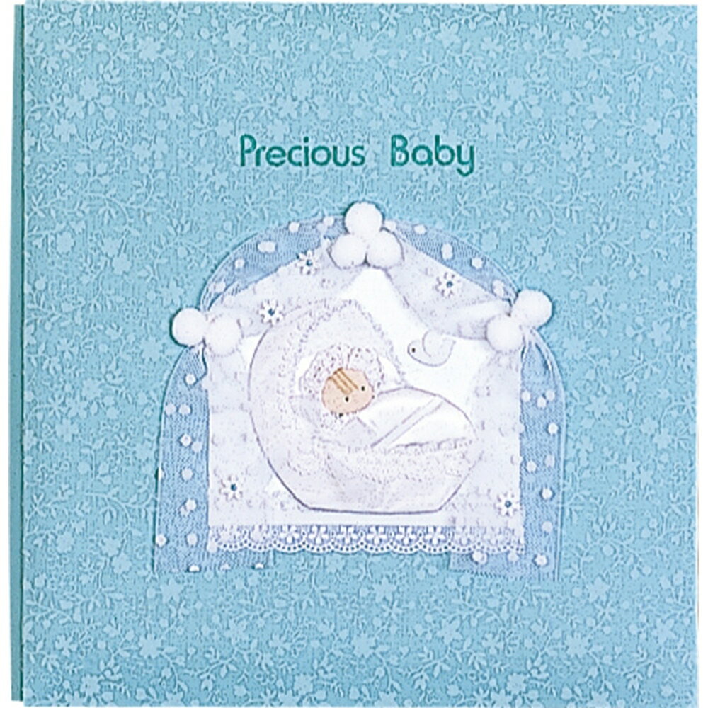 【商品説明】Precious Baby(英)大切な赤ちゃん【詳細】本体寸法：タテ335×ヨコ325×背巾40mm函寸法：366×357×50mm本体重量（函込）：2100g製本：ビス式製本表紙：布地表紙台紙：Lサイズ・プラコート台紙（ホワイト）10枚（ 貼付有効サイズ/タテ307×ヨコ262mm)仕様：育児記録4頁（誕生5）タイトルカード2枚付（誕生ベア/タイトル・はじめて）ビニールカバー付化粧函入（クリーム）補充替台紙：補充用替台紙はア-LPR-5-Wをご使用ください。※名入れはご対応しておりません。