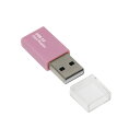 【メール便発送】ナカバヤシ USB2.0カードリーダー・ライター ピンク CRW-MSD78P(2)