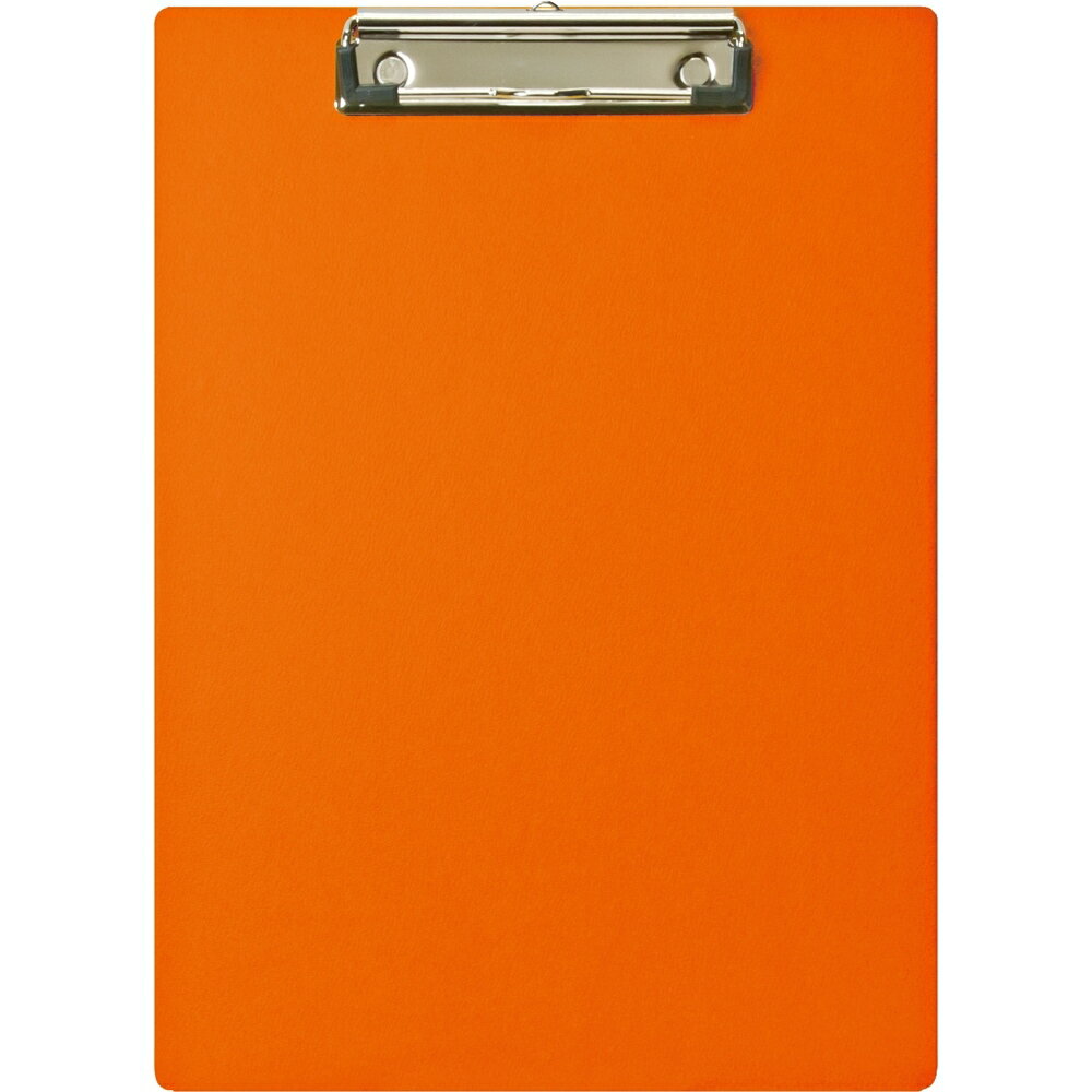【メール便発送】ナカバヤシ ハンディー・クリップボード A4 オレンジ QB-A401-OR