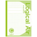 (まとめ買い)ナカバヤシ ロジカル・エアーノート 方眼5mm B5 30枚 グリーン HB5-H502-G 〔10冊セット〕 【北海道・沖縄・離島配送不可】