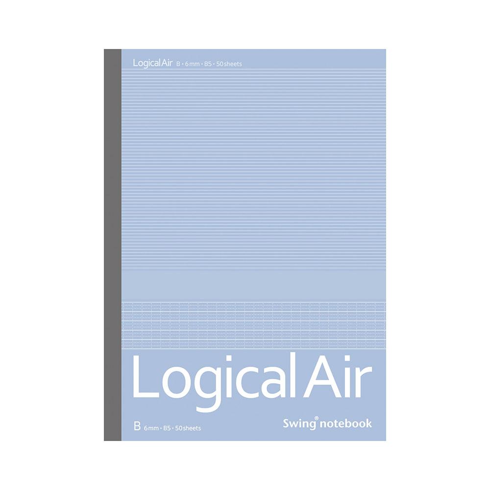 （まとめ買い）ナカバヤシ ロジカル・エアーノート B罫 B5 50枚 ノ-B578B 〔10冊セット〕 