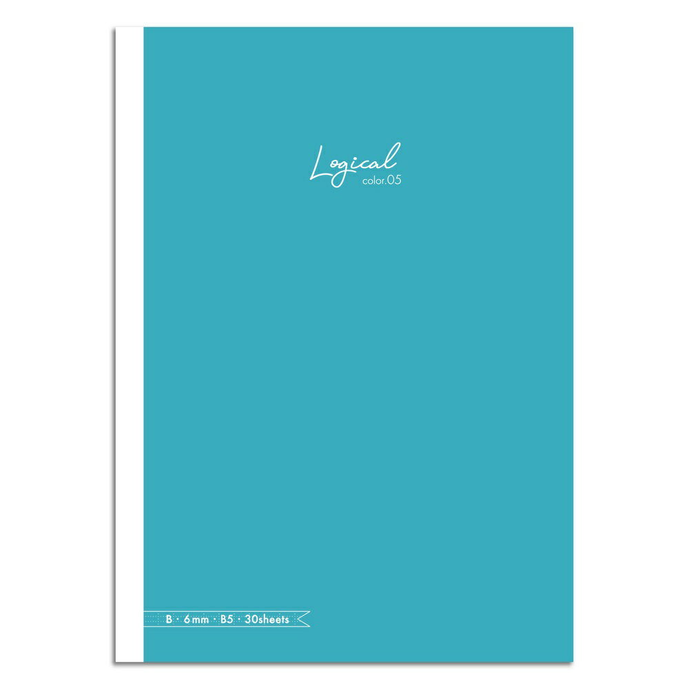 (まとめ買い)ナカバヤシ スイング・ロジカルカラーノート セミB5 B罫 ブルー5 NB504B-B5 〔10冊セット〕 【北海道・沖縄・離島配送不可】