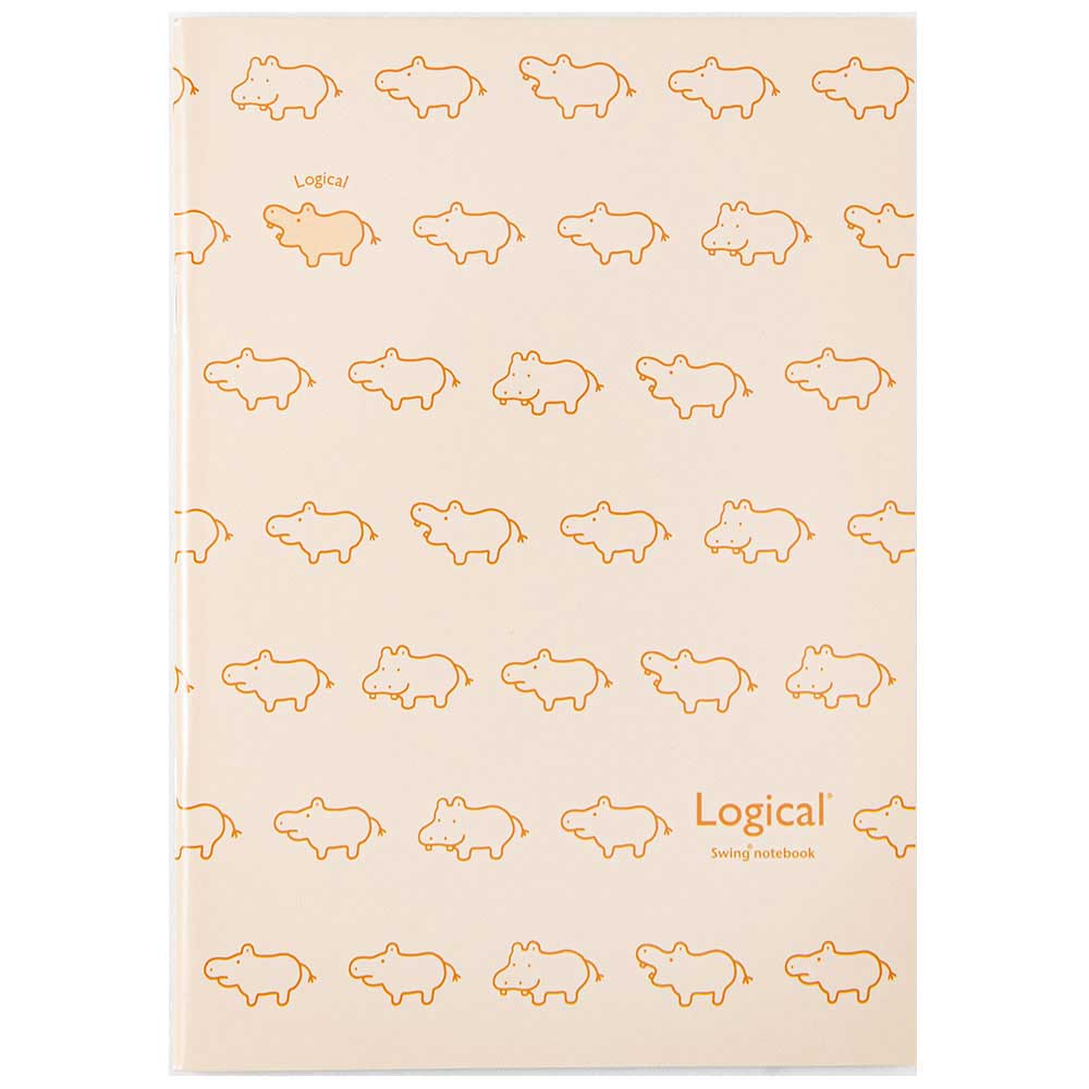 (まとめ買い)ナカバヤシ ヒポポシリーズ A5ノート ベージュ HPP-A51S-IV 〔10冊セット〕 【北海道・沖縄・離島配送不可】