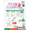 【メール便発送】ヒサゴ FSC(R)認証 マルチプリンタ帳票 複写タイプ A4 ノーカーボン イエローライン 2穴 100枚入 FSCF2201(2)