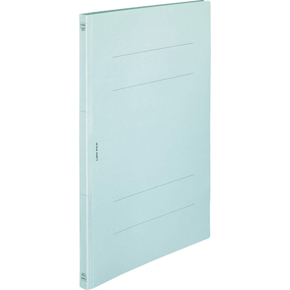(まとめ買い)ライオン事務器 フラットファイル 樹脂押え具 A3タテ 150枚収容 背幅18mm A-598KA3S 水 106-27 〔10冊セット〕 【北海道・沖縄・離島配送不可】