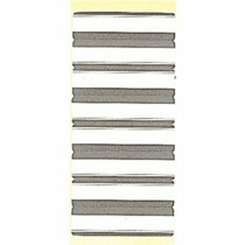 （まとめ買い）ライオン事務器 フォルダーラベル 60×33mm Yタイプ 灰 40片 136-91 〔×10〕 【北海道・..