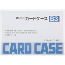 （まとめ買い）ライオン事務器 カードケース 硬質タイプ B3判 262-03 〔×3〕 【北海道・沖縄・離島配送不可】