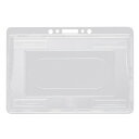 (まとめ買い)ライオン事務器 名札用ホルダー ヨコ型 ハードタイプ IDカード2枚用 2枚入 N216H-2P 290-97 〔×5〕 【北海道・沖縄・離島配送不可】