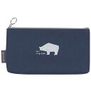 (まとめ買い)クツワ HI! MY ZOO フラットペンケース ネイビー シロクマ HZ036A 〔3個セット〕 【北海道・沖縄・離島配送不可】(3)