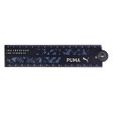 【メール便発送】クツワ PUMA(プーマ) 折りたたみ30cm定規 ネイビー(白ロゴ) PM441NB