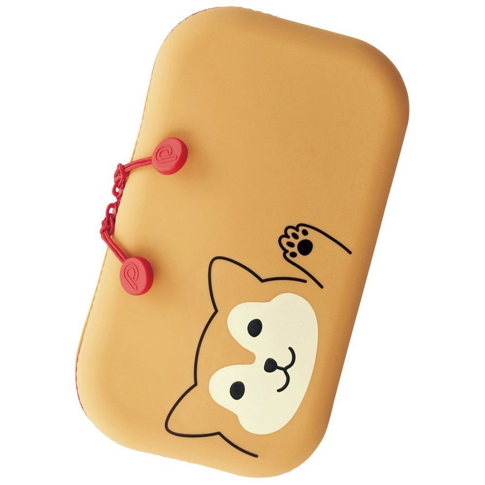 (まとめ買い)リヒトラブ ファスナーポーチ プニラボ シバイヌ A-7716-2 〔3個セット〕【北海道・沖縄・離島配送不可】