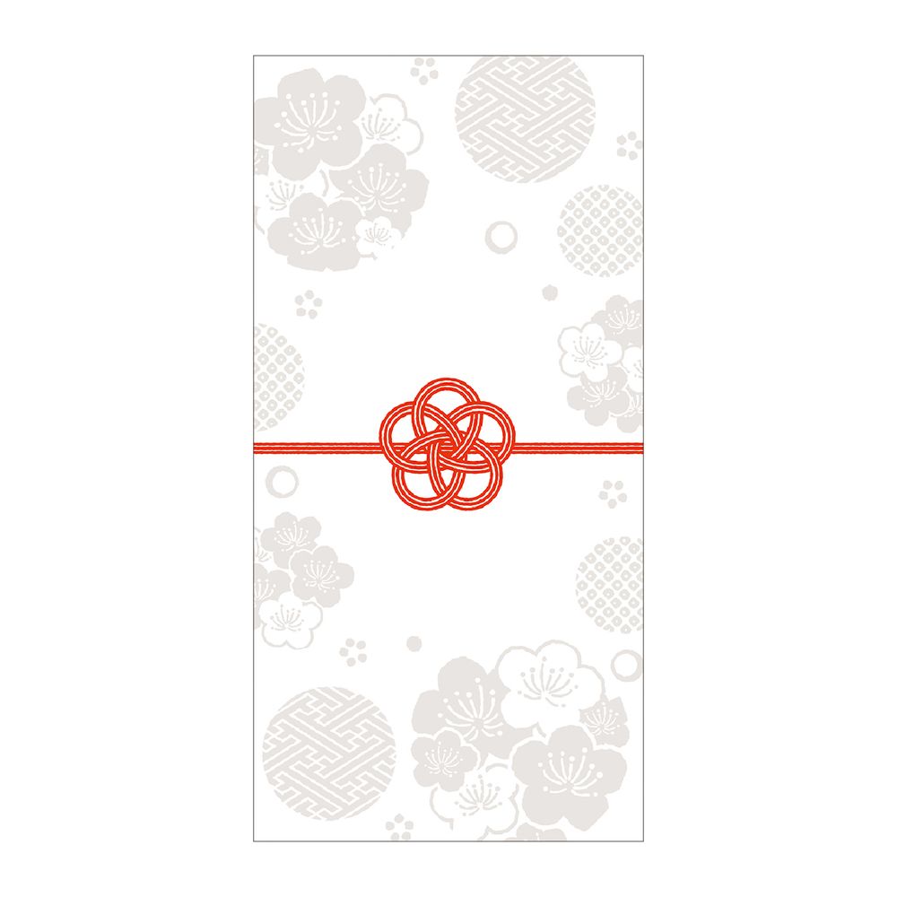 （まとめ買い）ササガワ ポチ袋 結びポチ 万型 円香(まどか) 2枚入 5-3897 〔×5〕 【北海道・沖縄・離..