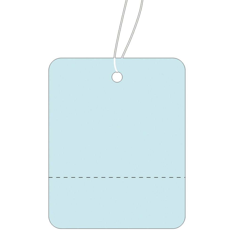 ササガワ 糸付き提札(値札) 小 水地 ミシン目入 縦40mm×横32mm 500枚入 18-124 【北海道・沖縄・離島配..