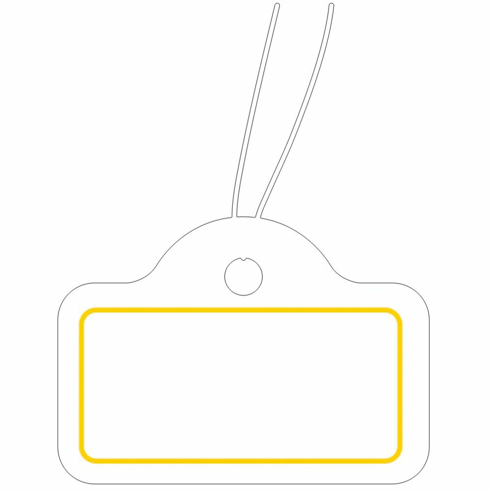 ササガワ 糸付き提札(値札) カバン型 金箔 縦18mm×横25mm 500枚入 18-1911 【北海道・沖縄・離島配送不..