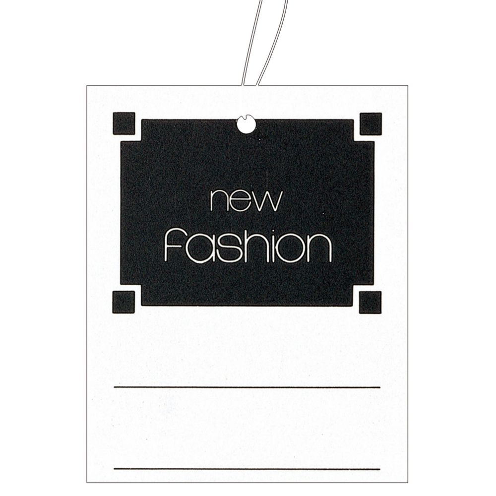 (まとめ買い)ササガワ 糸付き提札(値札) 四角型 高級 Fashion 縦58mm×横47mm 500枚入 18-3677 〔×3〕 【北海道・沖縄・離島配送...