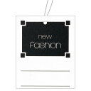 (まとめ買い)ササガワ 糸付き提札(値札) 四角型 高級 Fashion 縦58mm×横47mm 500枚入 18-3677 〔×3〕 【北海道・沖縄・離島配送不可】