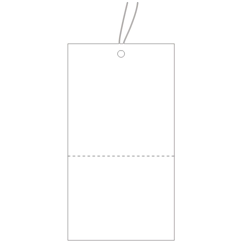 ササガワ 糸付き提札(値札) 四角型 白無地 ミシン入 縦70mm×横38mm 500枚入 18-81 【北海道・沖縄・離島配送不可】