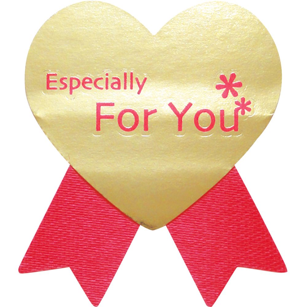 【メール便発送】ササガワ ギフトシール For You 桃 100片入(4片×25シート) 22-4034