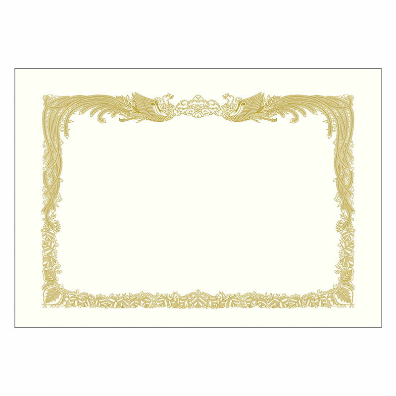 （まとめ買い）ササガワ 賞状用紙 ケント紙 みの判 縦書き用 100枚入 10-5032 〔×3〕 【北海道・沖縄・離島配送不可】