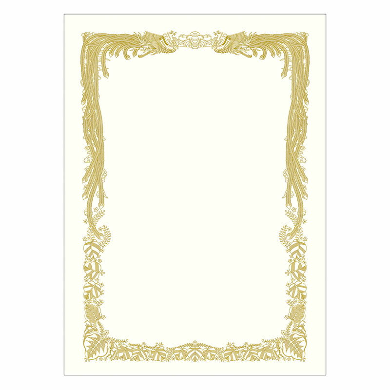 （まとめ買い）ササガワ 賞状用紙 ケント紙 B4判 横書き用 100枚入 10-5038 〔×3〕 【北海道・沖縄・離島配送不可】