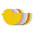 (まとめ買い)ササガワ ぷちカード ヒヨコ 中 12枚入(6色各2枚) 16-7123 〔×5〕 【北海道・沖縄・離島配送不可】