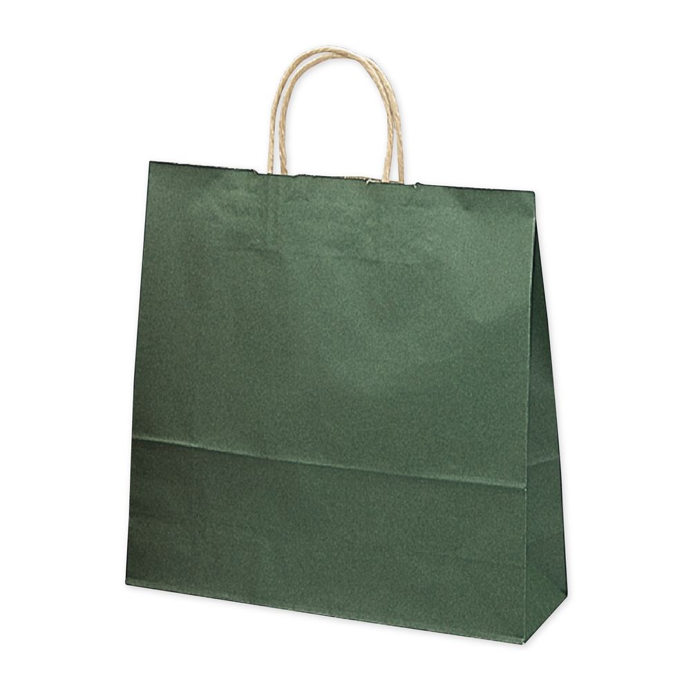 ササガワ 手提げ袋 エメラルド 幅320×マチ110×高さ320mm 50枚入 50-5208 【北海道・沖縄・離島配送不可】