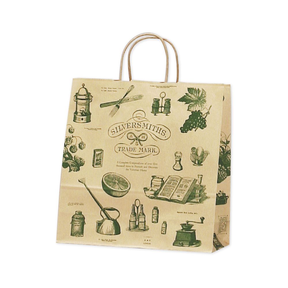 （まとめ買い）ササガワ 手提げ袋 シルバースミス 幅320×マチ110×高さ320mm 50枚入 50-5209 〔×3〕 【北海道・沖縄・離島配送不可】