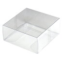 (まとめ買い)ササガワ オリジナルワークス 透明ボックス S 55×55×25mm 10枚入 50-650 〔×5〕 【北海道・沖縄・離島配送不可】