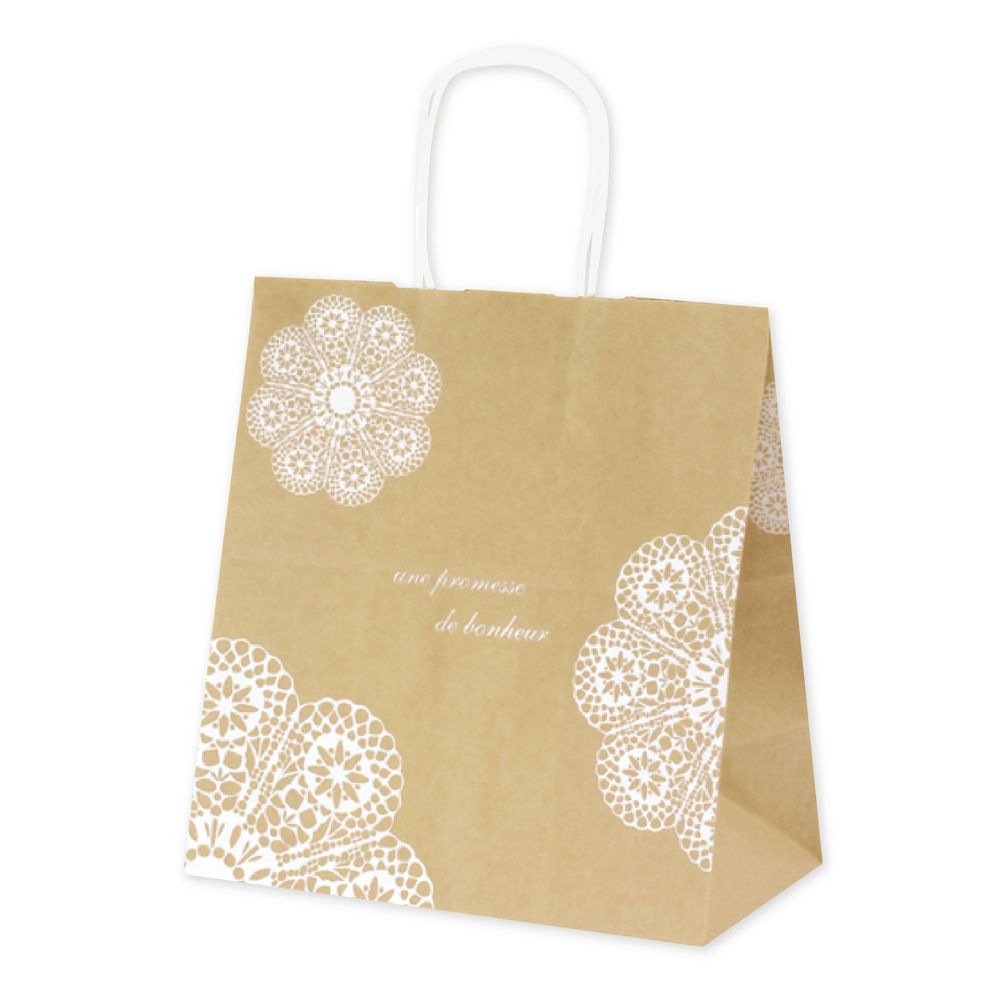 ササガワ 手提げ袋 レースィ 幅260×マチ150×高さ280mm 50枚入 50-5612 【北海道・沖縄・離島配送不可】