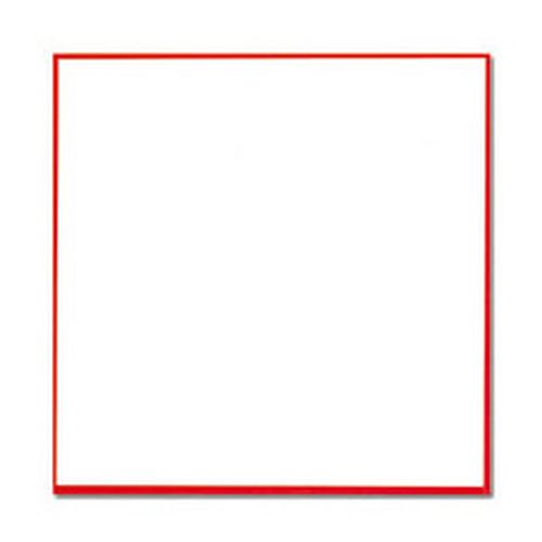 白地に赤枠が目を惹く敷紙(厚口)です。「敷紙」とは物の下に敷く紙の事です。紙を厚く貼り合わせ、渋などをひいて製した敷物をさします。お茶席などで和菓子などの下に敷くなどして用いられる事があります。また、お食い初めの祝い鯛に紅白紙を使うと縁起が良いです。【詳細】入り数：100枚袋入サイズ：縦87mm×横87mm、フチ:3mm材質：奉書紙（60g/m2）[ SASAGAWA タカ印 ]