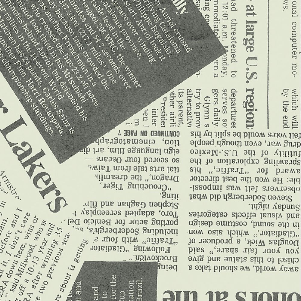 ササガワ 包装紙 英字柄 ニュースペーパー 半才判 50枚入 49-1429 【北海道・沖縄・離島配送不可】