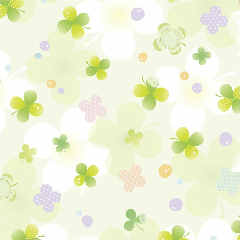 ササガワ 包装紙 花柄 ラブリーフォー 半才判 50枚入 49-1513 【北海道・沖縄・離島配送不可】