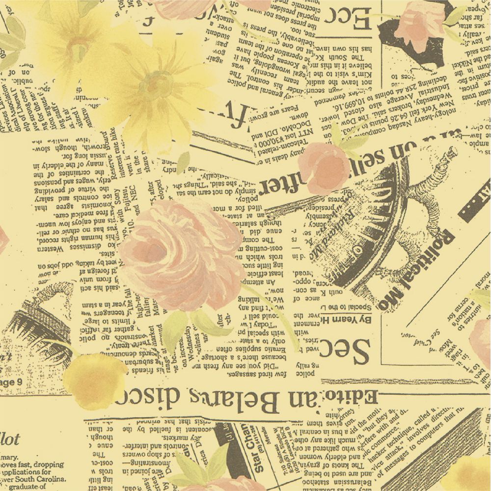 (まとめ買い)ササガワ 包装紙 花柄 タイムズフラワー 半才判 50枚入 49-1519 〔×3〕 【北海道・沖縄・離島配送不可】