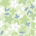 (まとめ買い)ササガワ 包装紙 花柄 ファイングロウ緑 半才判 50枚入 49-1523 〔×3〕 【北海道・沖縄・離島配送不可】