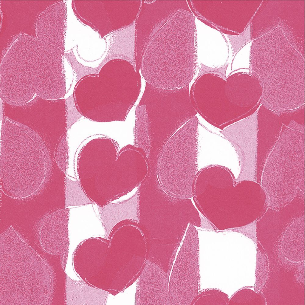 ササガワ 包装紙 ハート柄 アムールピンク 半才判 50枚入 49-3403 【北海道・沖縄・離島配送不可】