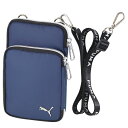 クツワ PUMA(プーマ) スマホポーチ 財布 ネイビー PM489NB 【北海道・沖縄・離島配送不可】
