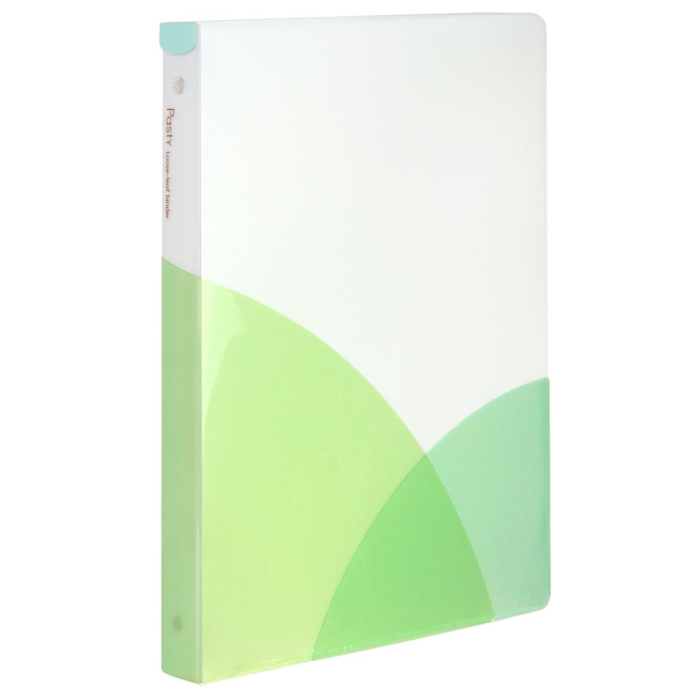 プラス パスティ ルーズリーフバインダー B5縦 背幅25mm ワイドタイプ マスカットグリーン FC-810PR 【..