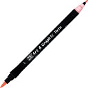 (まとめ買い)呉竹 カラー筆ペン ZIG Art & Graphic Twin LIGHT PINK ライトピンク TUT-80-021 〔3本セット〕 【北海道・沖縄・離島配送不可】